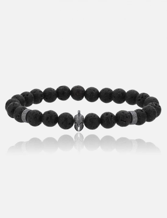Helmet Black Lava Bracelet