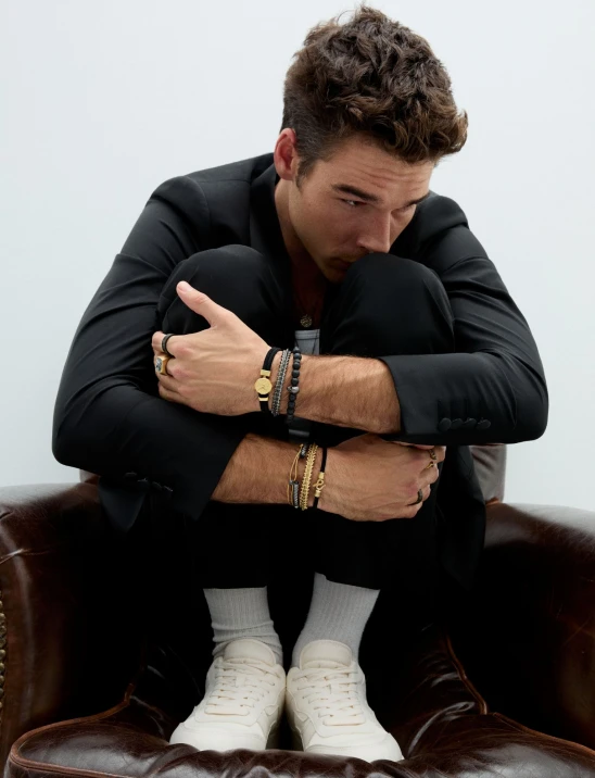 Helmet Black Lava Bracelet