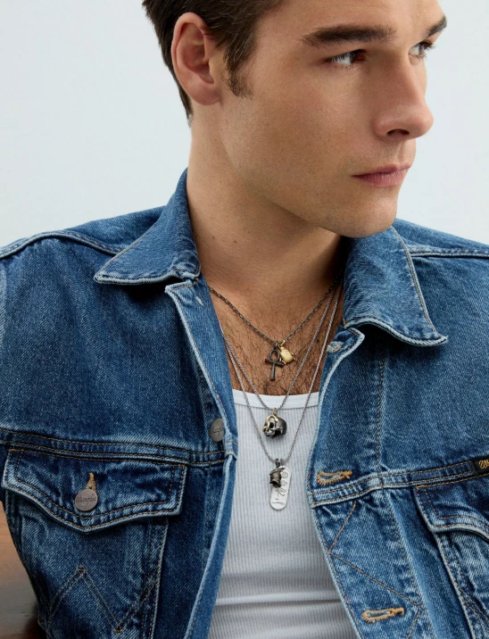 Skull & Snake Necklace.