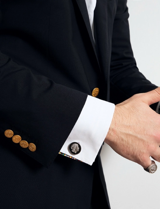 Marcus Ebony Cufflink