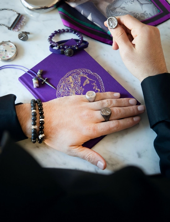 Helmet Lapis Bracelet