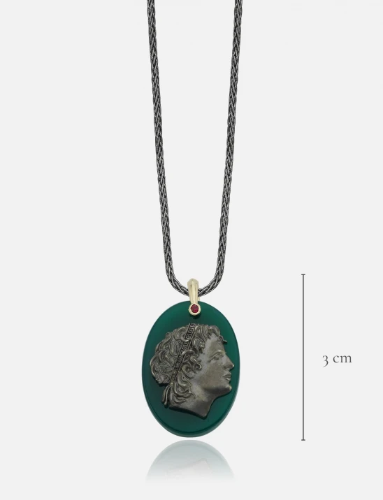 Marcus Green Carnelian Necklace