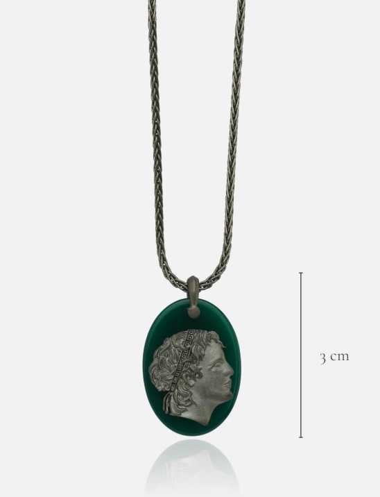 Green Carnelian Marcus Necklace