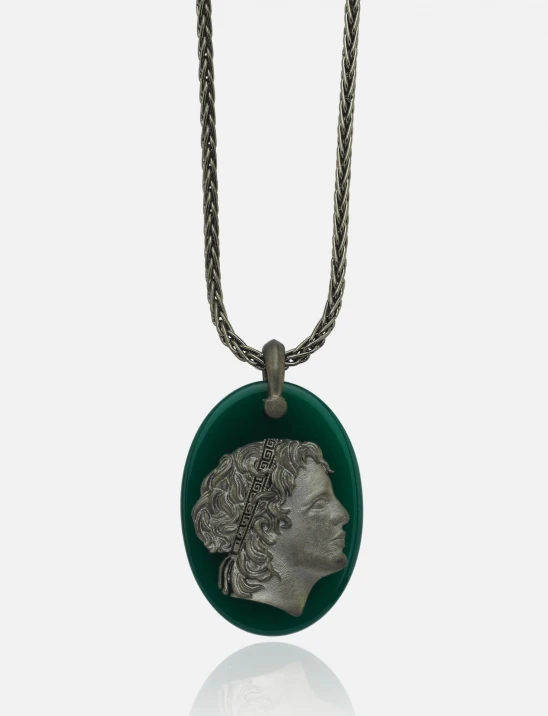 Green Carnelian Marcus Necklace