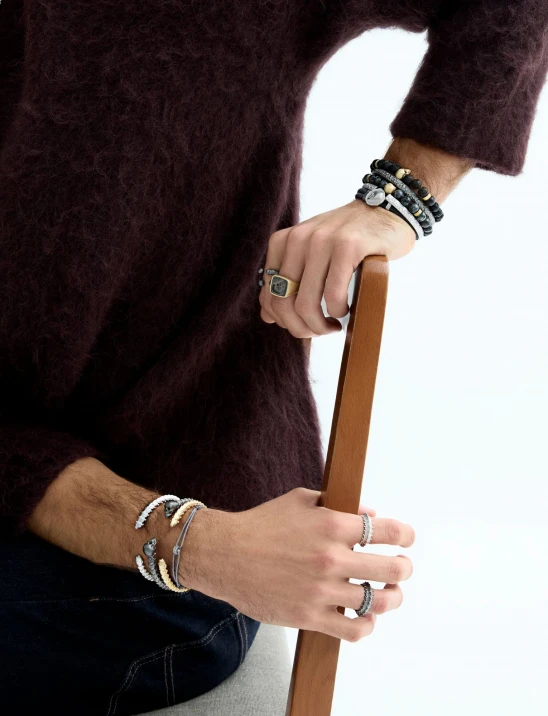 Skull Spectrolite Bracelet