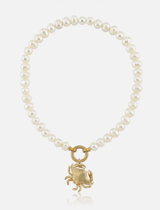Charm Pearl Necklace