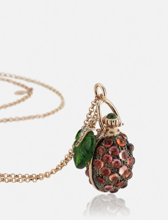 Raspberry Perfume Pendant