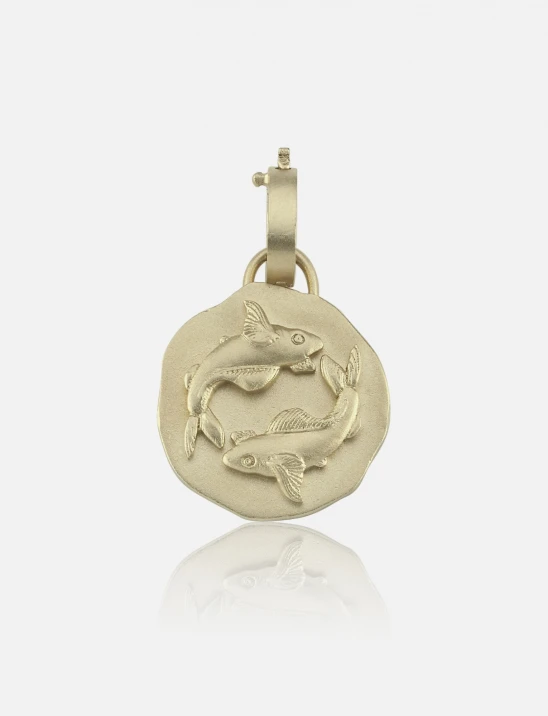 Golden Zodiac Charm