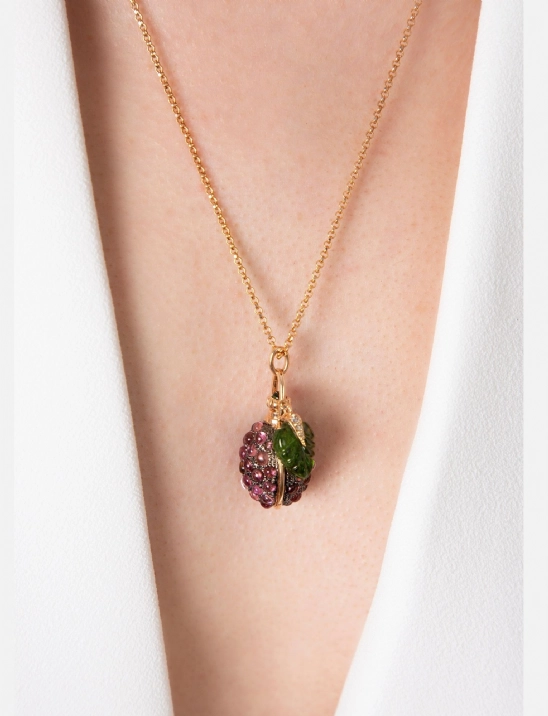 Raspberry Perfume Pendant