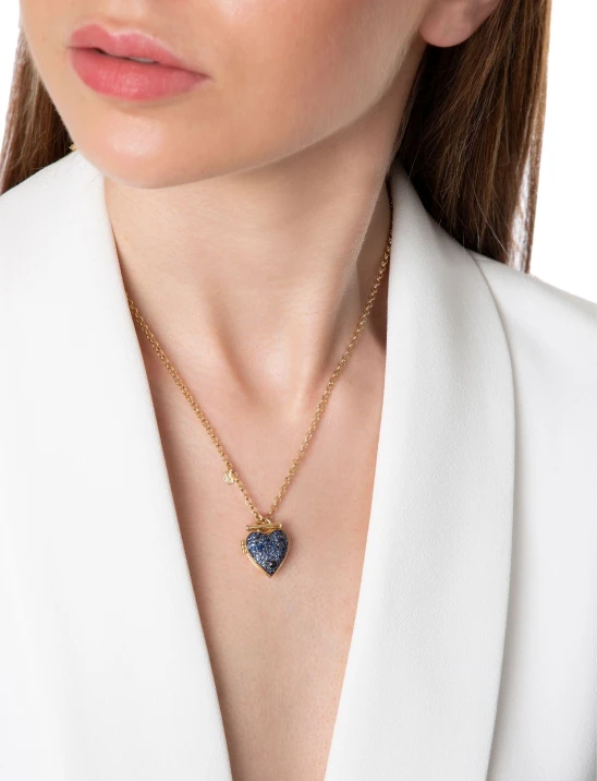Heart Locket Sapphire