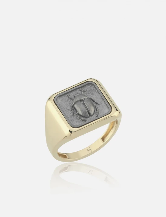 Scarab Signet Ring