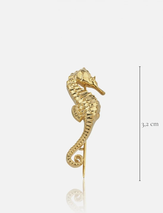 Sea Horse Brooch