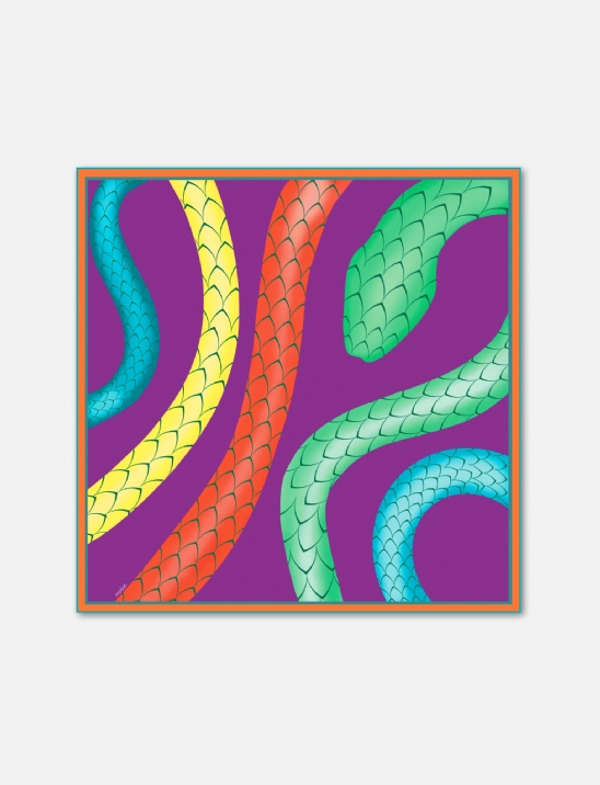 Serpent İpek Mendil