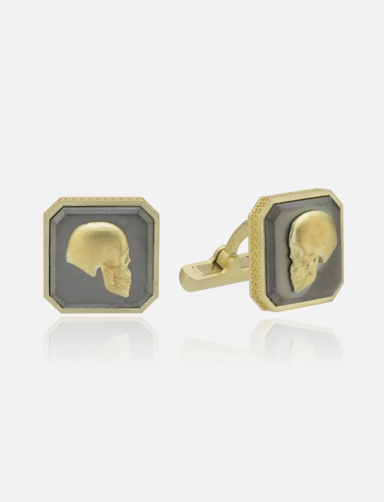 Skull  Square Cufflink