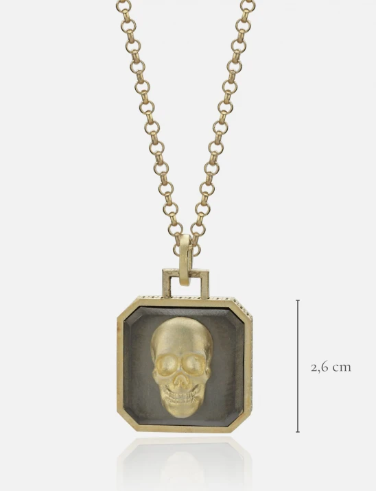Skull Square Necklace