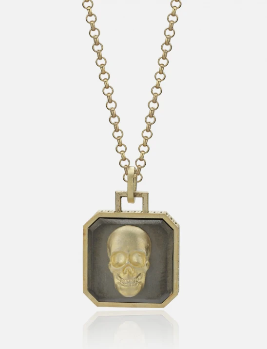 Skull Square Necklace