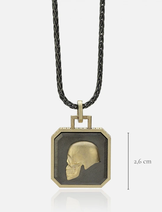 Skull Square Necklace.