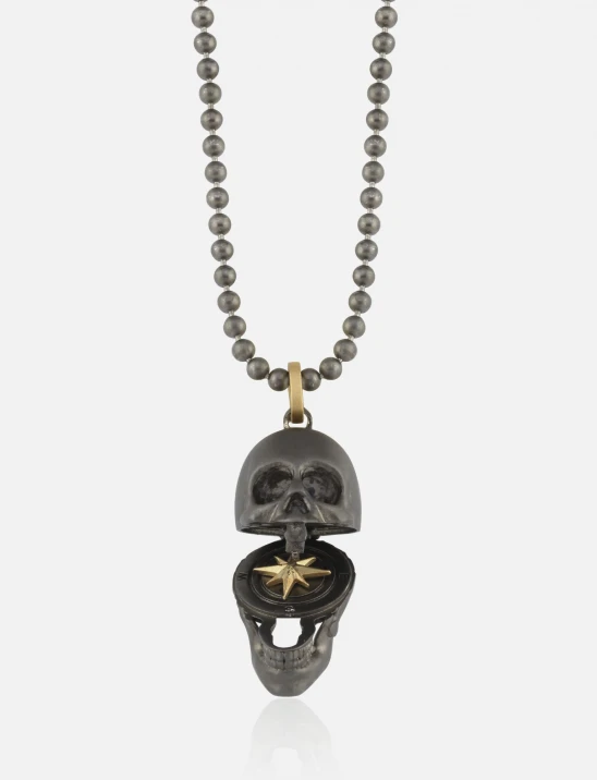 Skull Compass Necklace