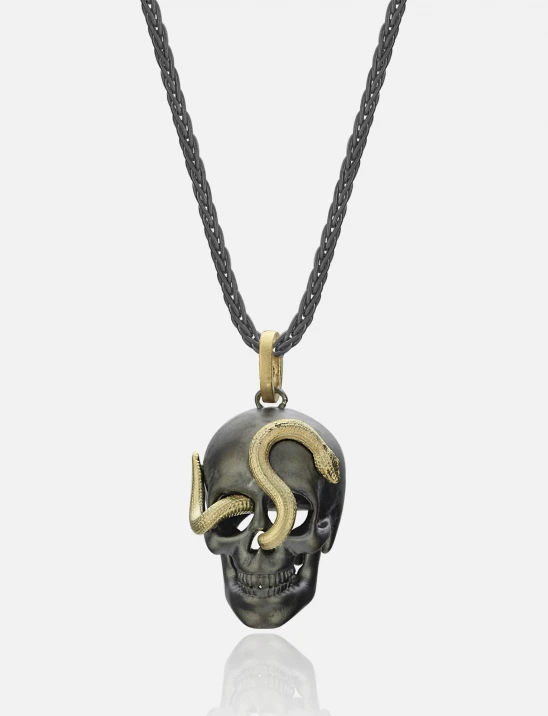 Skull & Snake Necklace