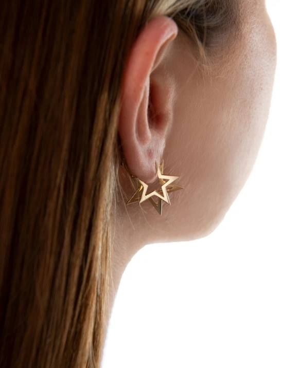 Stars And Moon Earring