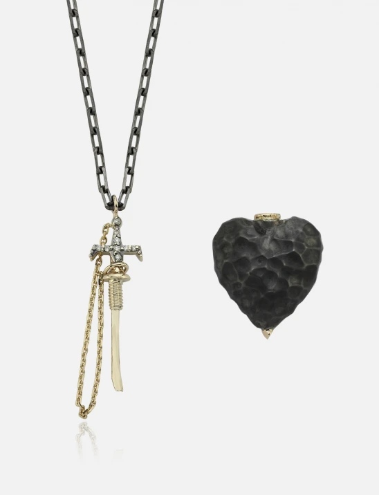 Sword Heart Necklace