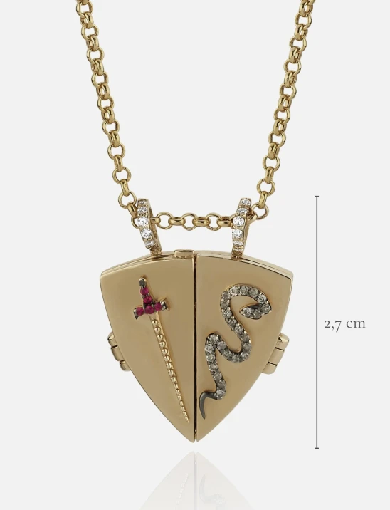 Sword & Snake Locket