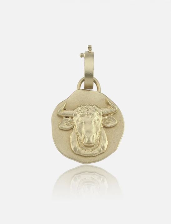 Golden Zodiac Charm