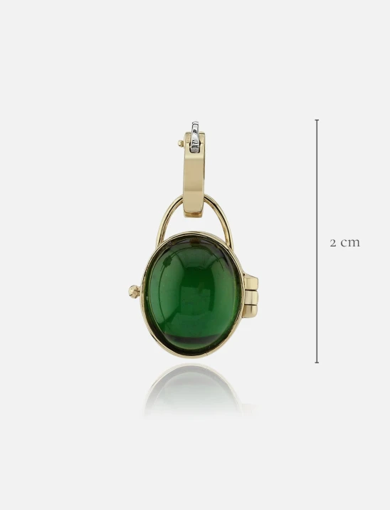Tourmaline Locket Charm