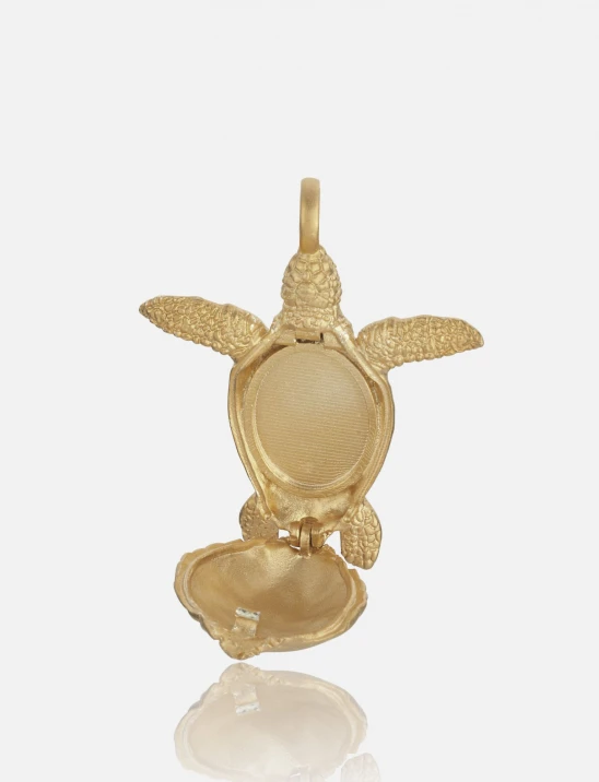 Tortoise Locket Charm