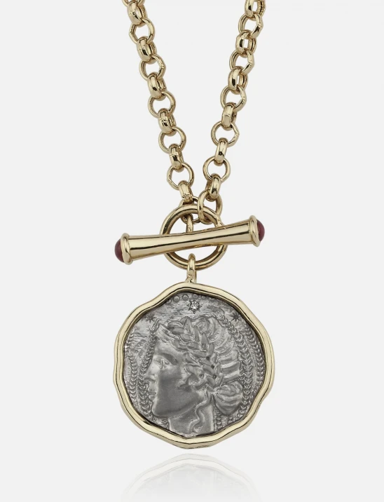 Gold-Framed Zodiac Necklace