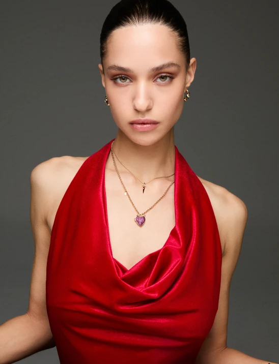 Heart Locket Pink Sapphire