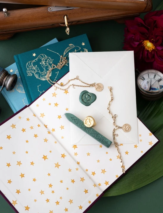 Zodiac Green Notebook